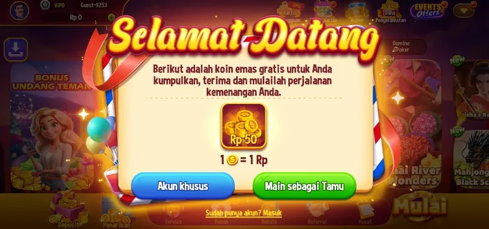 RVIP2 Tampilan Slot Game